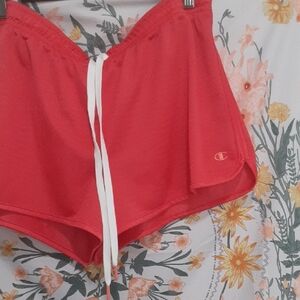 Champion Women's Athletic Red Shorts
